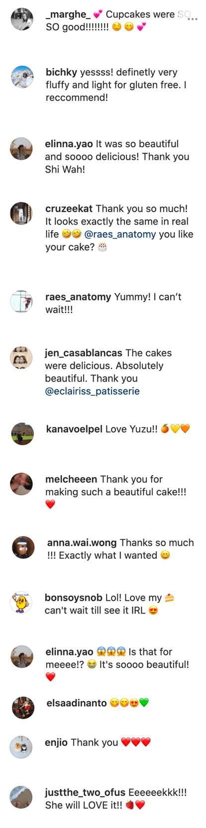 Reviews of the best chiffon cake in sydney