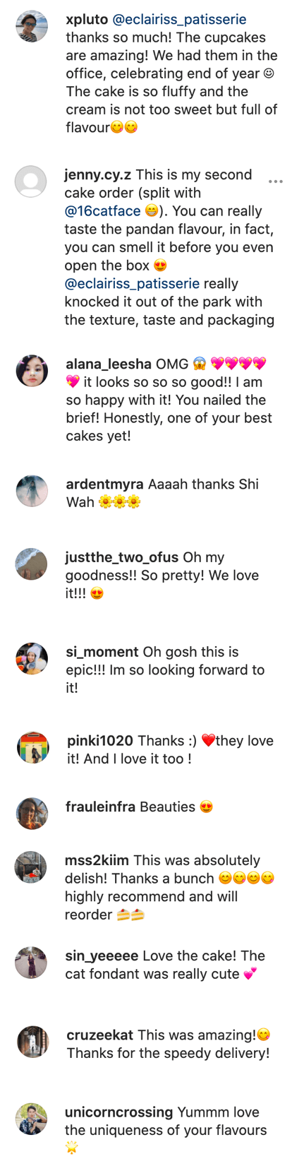 Reviews of the best chiffon cake in sydney